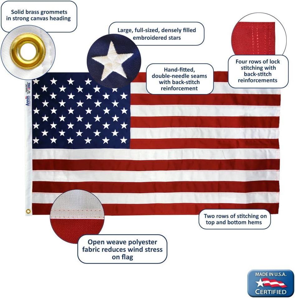 U.S. Tough-Tex Flag – 6' x 10'