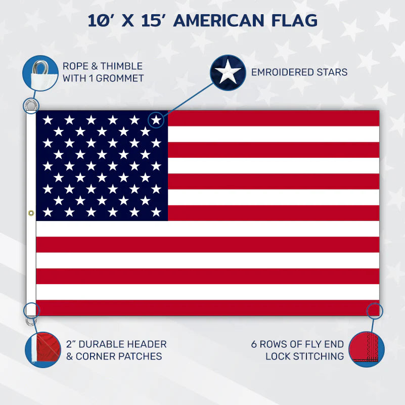 U.S. Outdoor Flag - Endura-Nylon