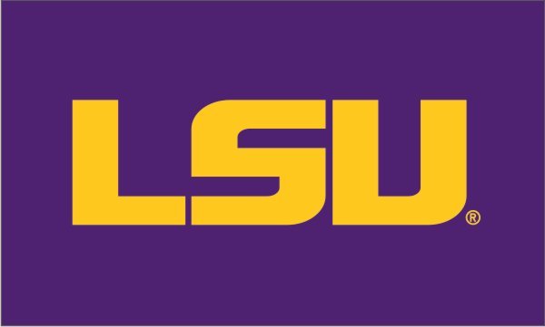 LSU Tigers Flag | 3x5 Sewn Appliqué Outdoor Flag