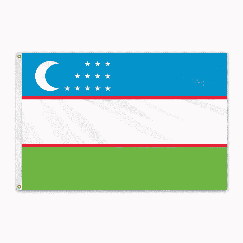 Uzbekistan flag
