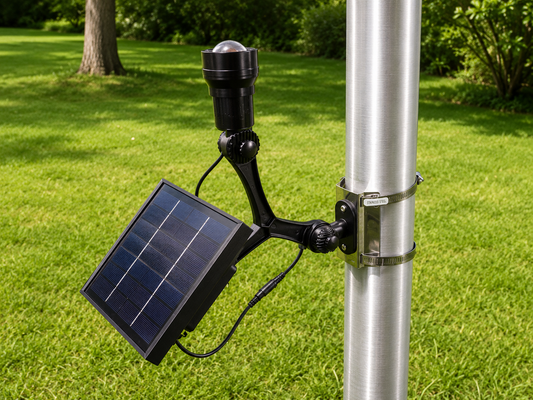 Commercial Solar Flagpole Light Ultra Series Cree - Fixed