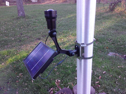 Commercial Solar Flagpole Light Ultra Series Cree - Fixed