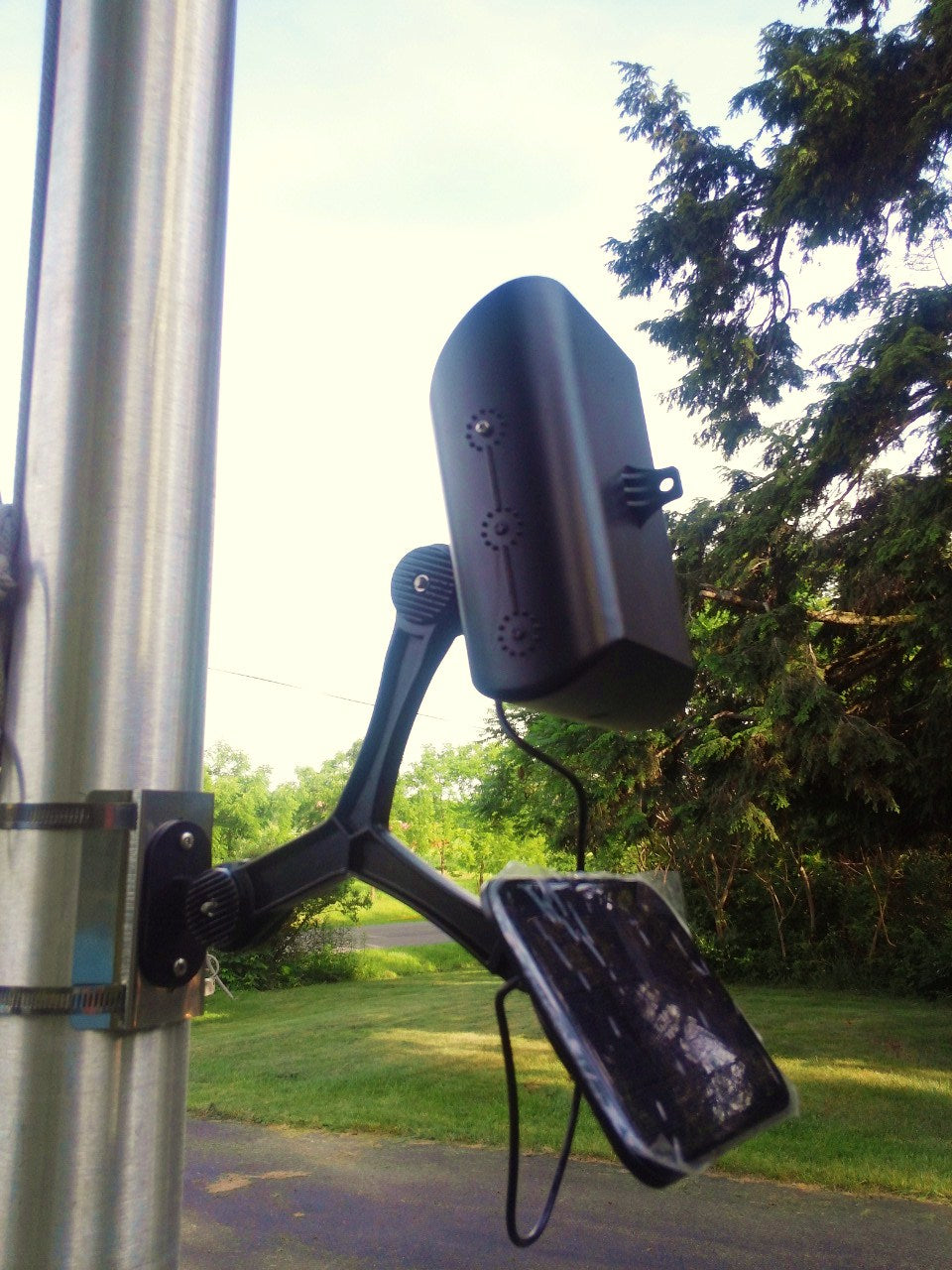 Entry Level Commercial Solar Flagpole Light 4LED