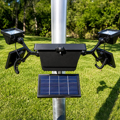 Extreme Commercial Solar Flagpole Light - 8 (3 units)