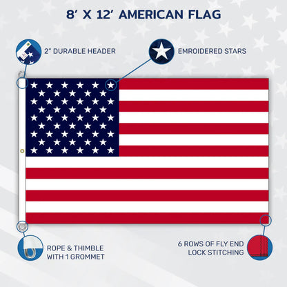 U.S. Outdoor Flag - Endura-Nylon