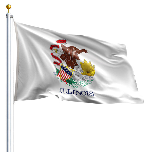 Illinois Outdoor Flag – Endura-Nylon