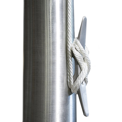 20 ft Aluminum Flagpole, External Revolving