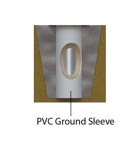 20 ft Aluminum Flagpole, External Stationary