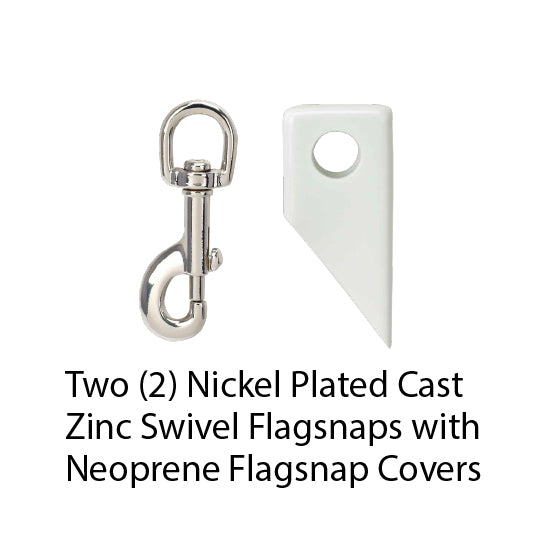 20 ft Aluminum Flagpole, External Stationary